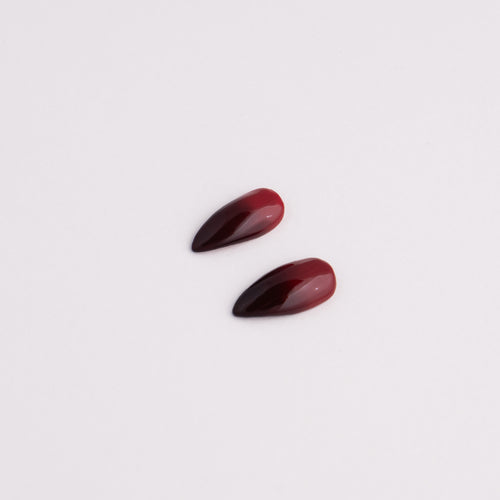 Bloodline | Burgundy Red Ombre Nail Set