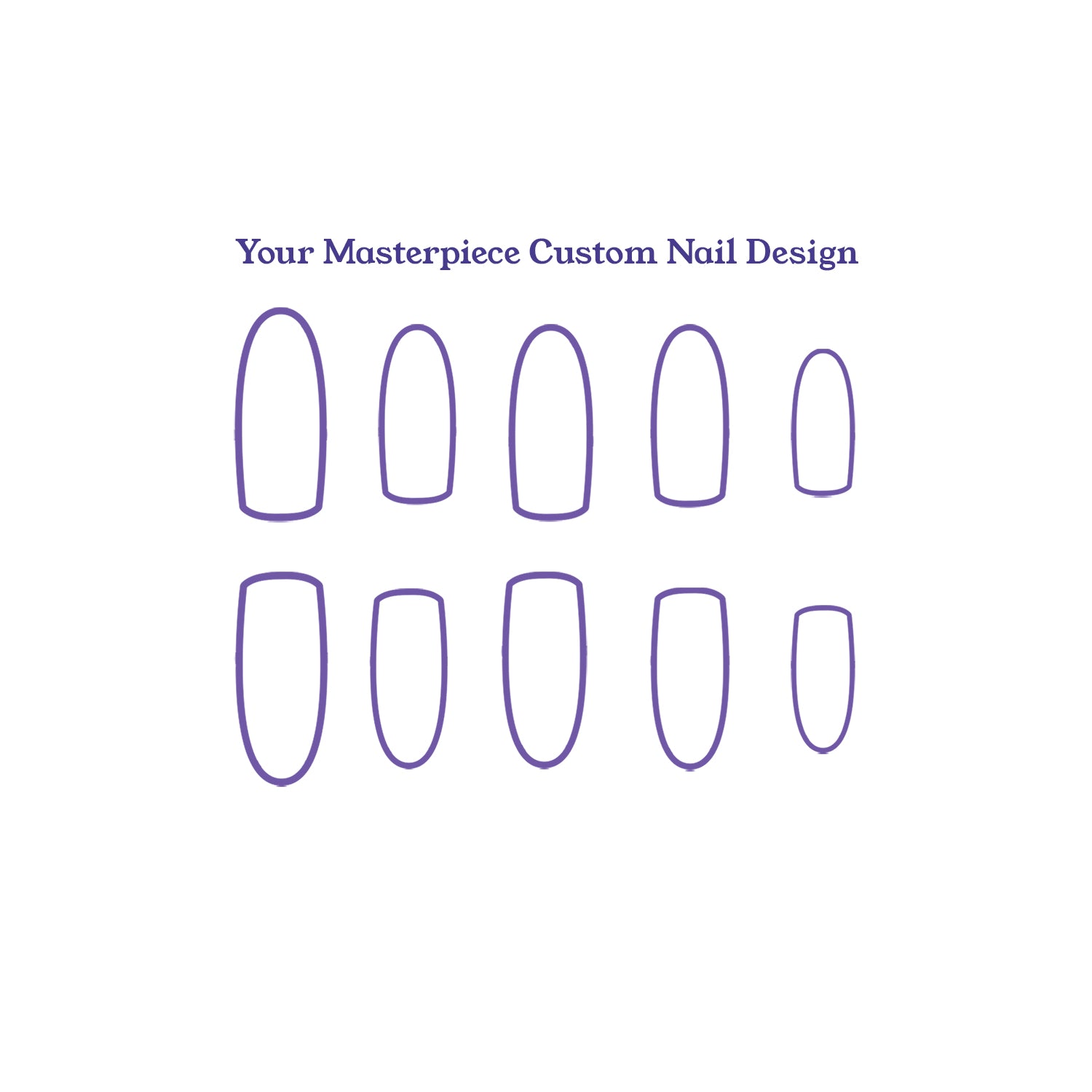 Masterpiece Custom Design Press-On Nail Set