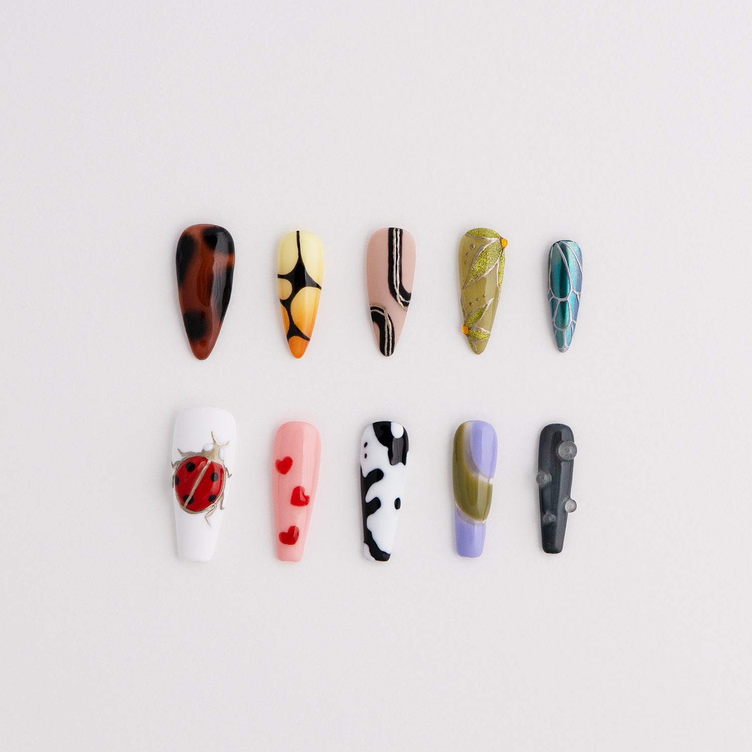 Minimalist Custom Design Press-On Nail Set