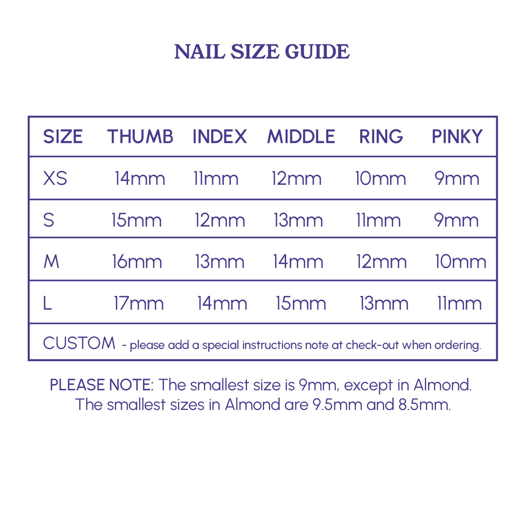 Nail Size Guide